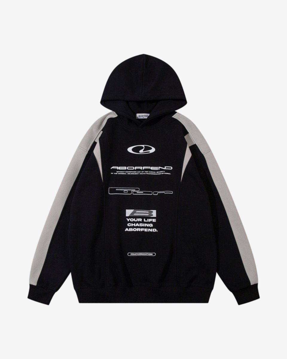 "CALL" Hoodie - Y - SIDE - y2k - streetwear - opium - knit - zipups