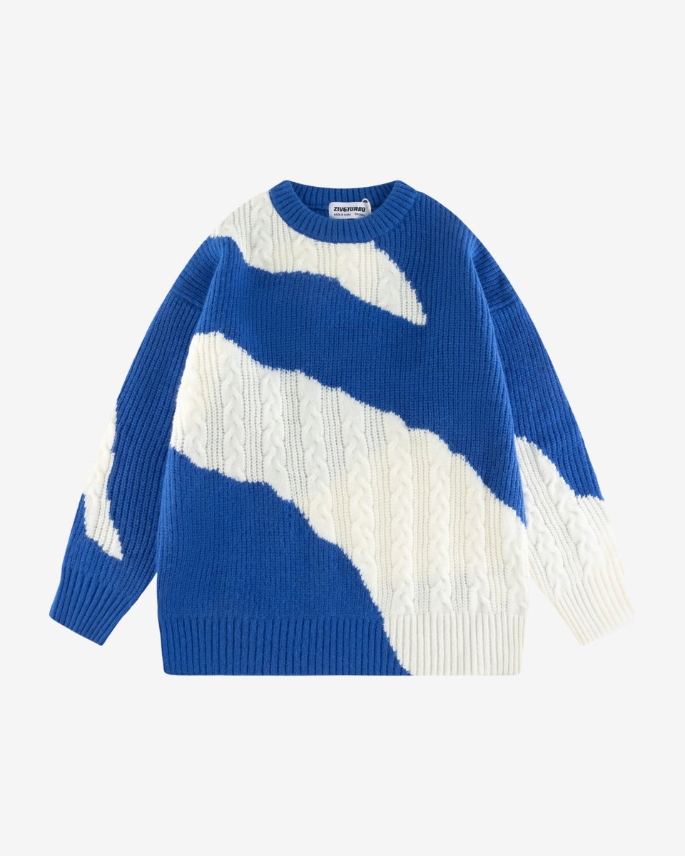 "CLOUDLESS" Knit - Y - SIDE - y2k - streetwear - opium - knit - zipups