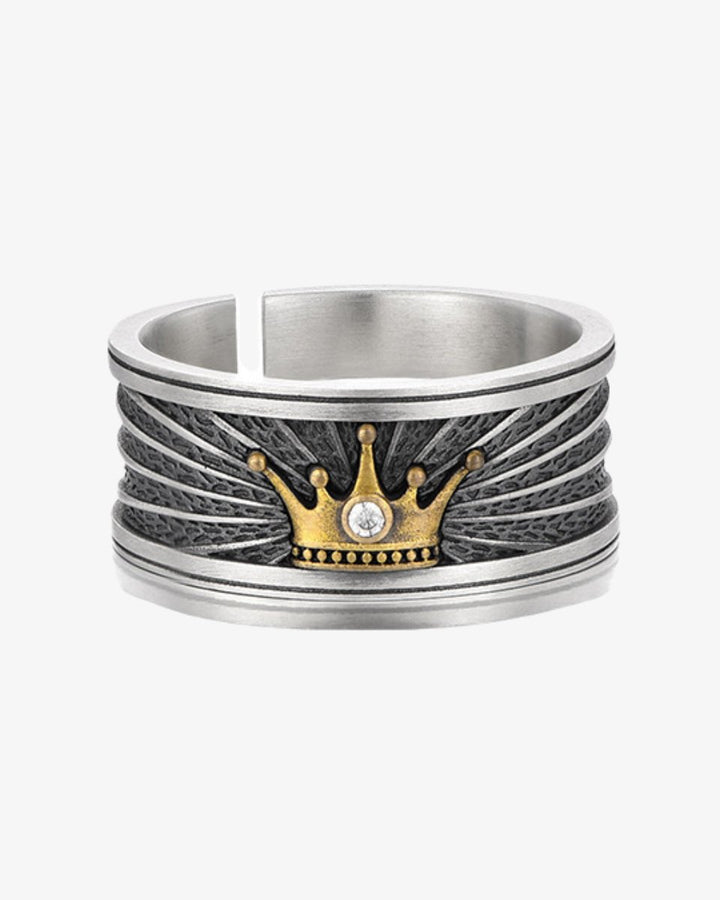 "CROWN" Ring - Y - SIDE - y2k - streetwear - opium - knit - zipups