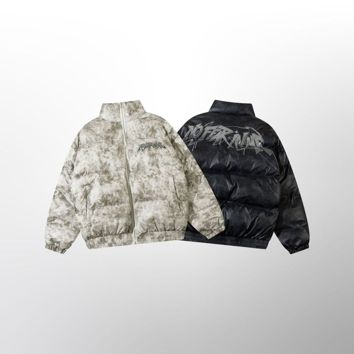 "DUST" Puffer - Y-SIDE - y2k - streetwear - opium - knit - zipups