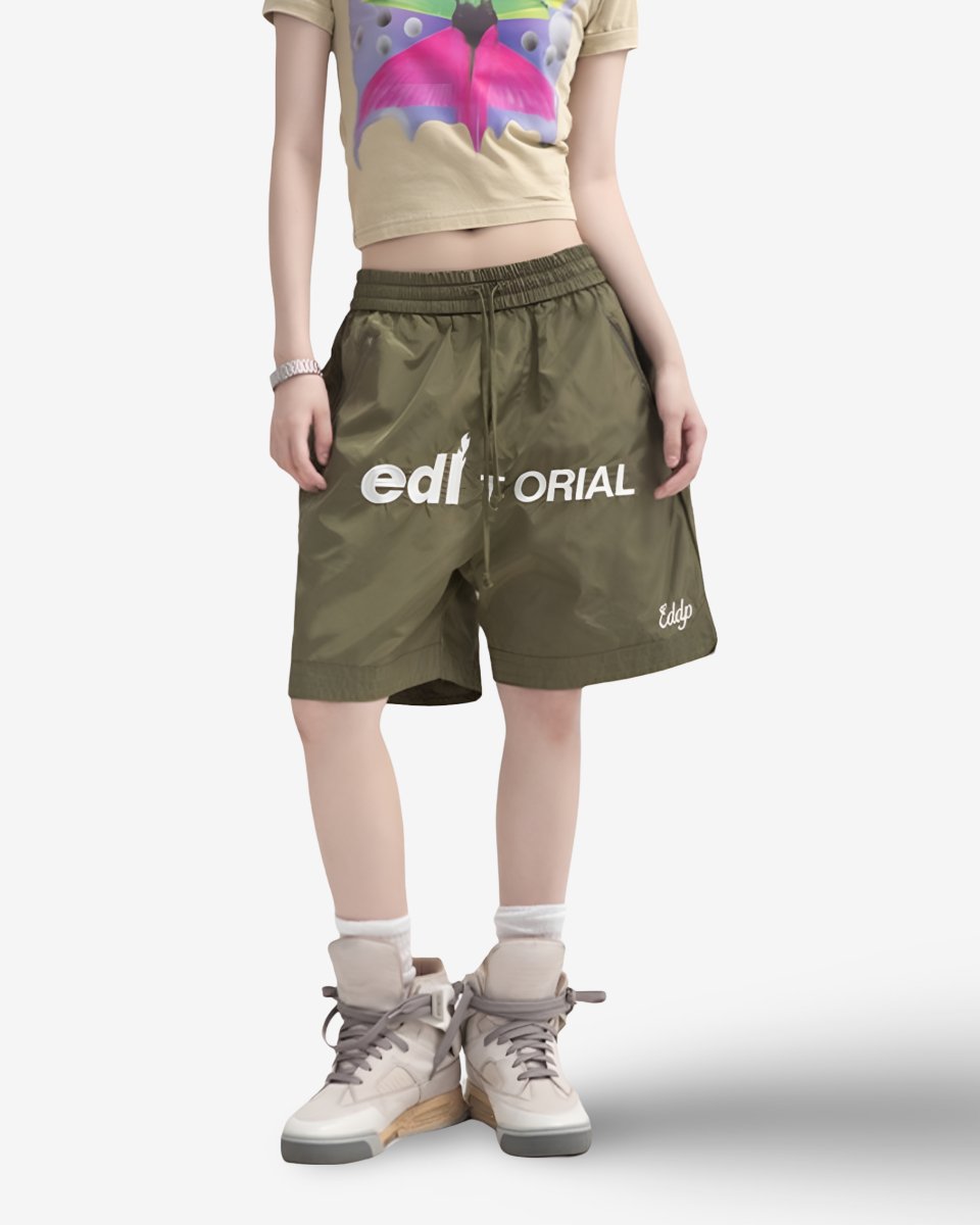 "EDITORIAL" Shorts - Y - SIDE - y2k - streetwear - opium - knit - zipups