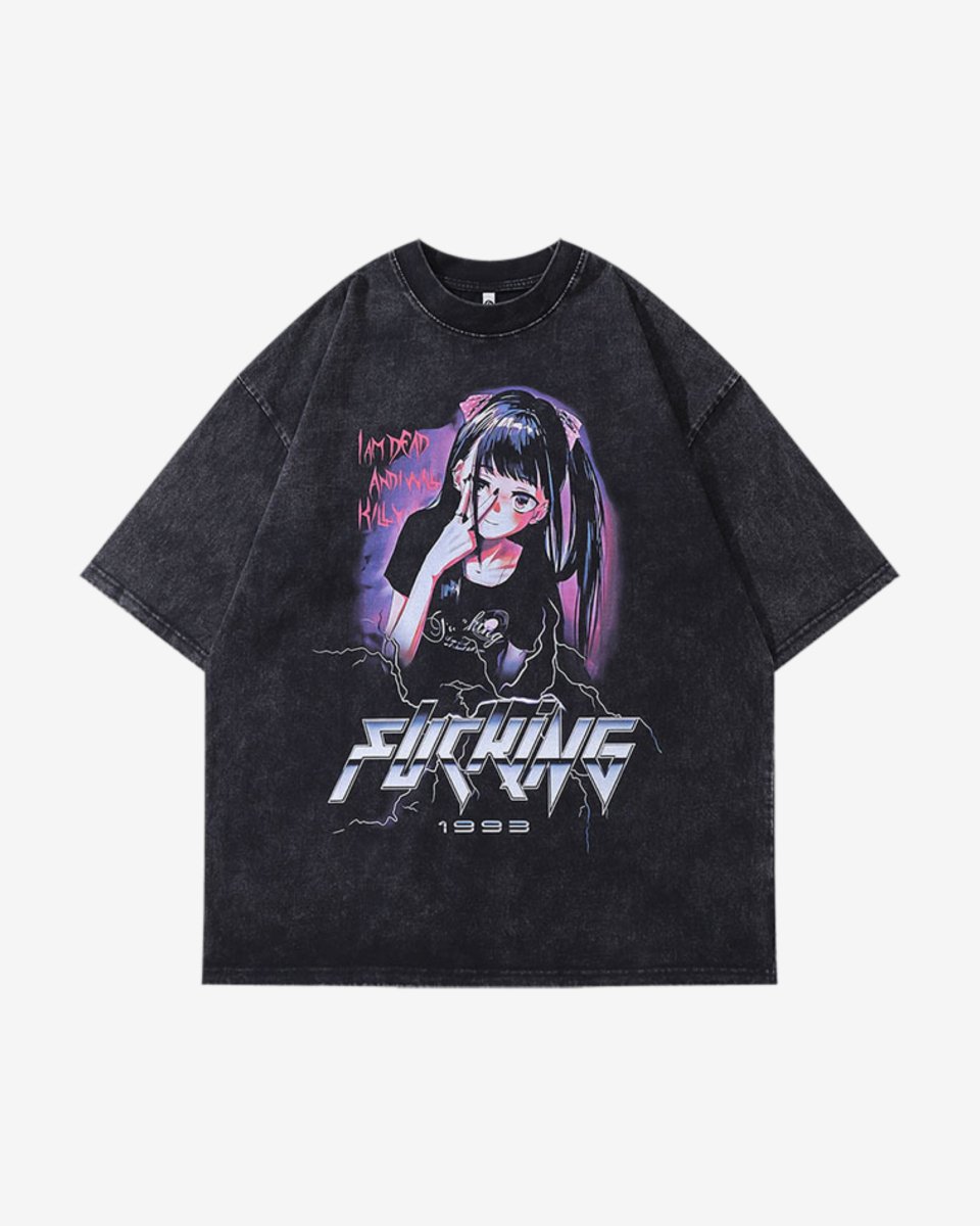 "F*CKING" T - Shirt - Y - SIDE - y2k - streetwear - opium - knit - zipups