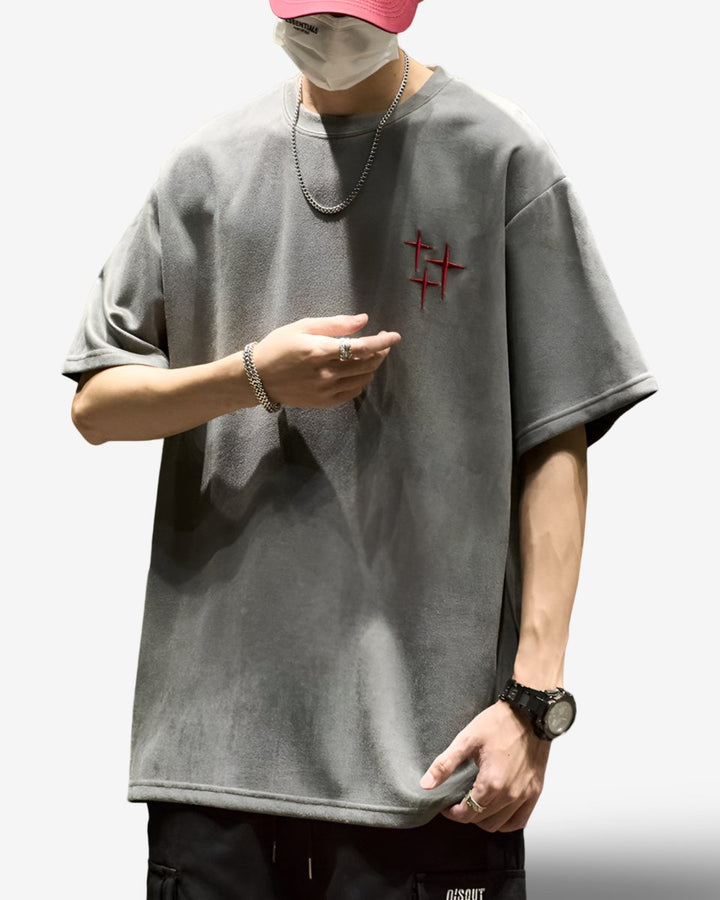 "LINESUP" T - Shirt - Y - SIDE - y2k - streetwear - opium - knit - zipups