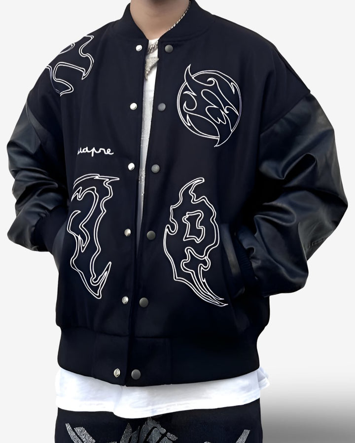 "LOYALTY" Jacket - Y - SIDE - y2k - streetwear - opium - knit - zipups