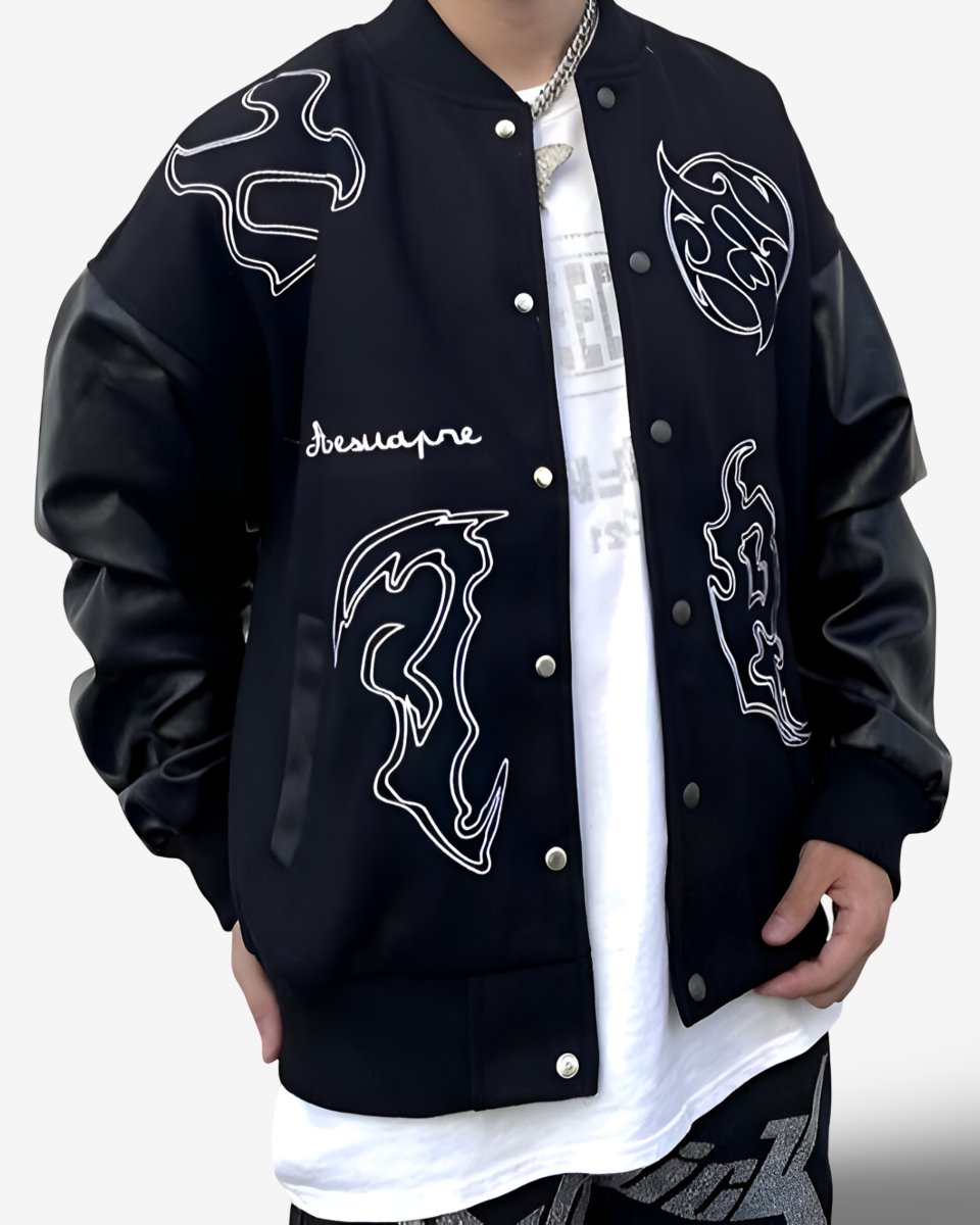 "LOYALTY" Jacket - Y - SIDE - y2k - streetwear - opium - knit - zipups