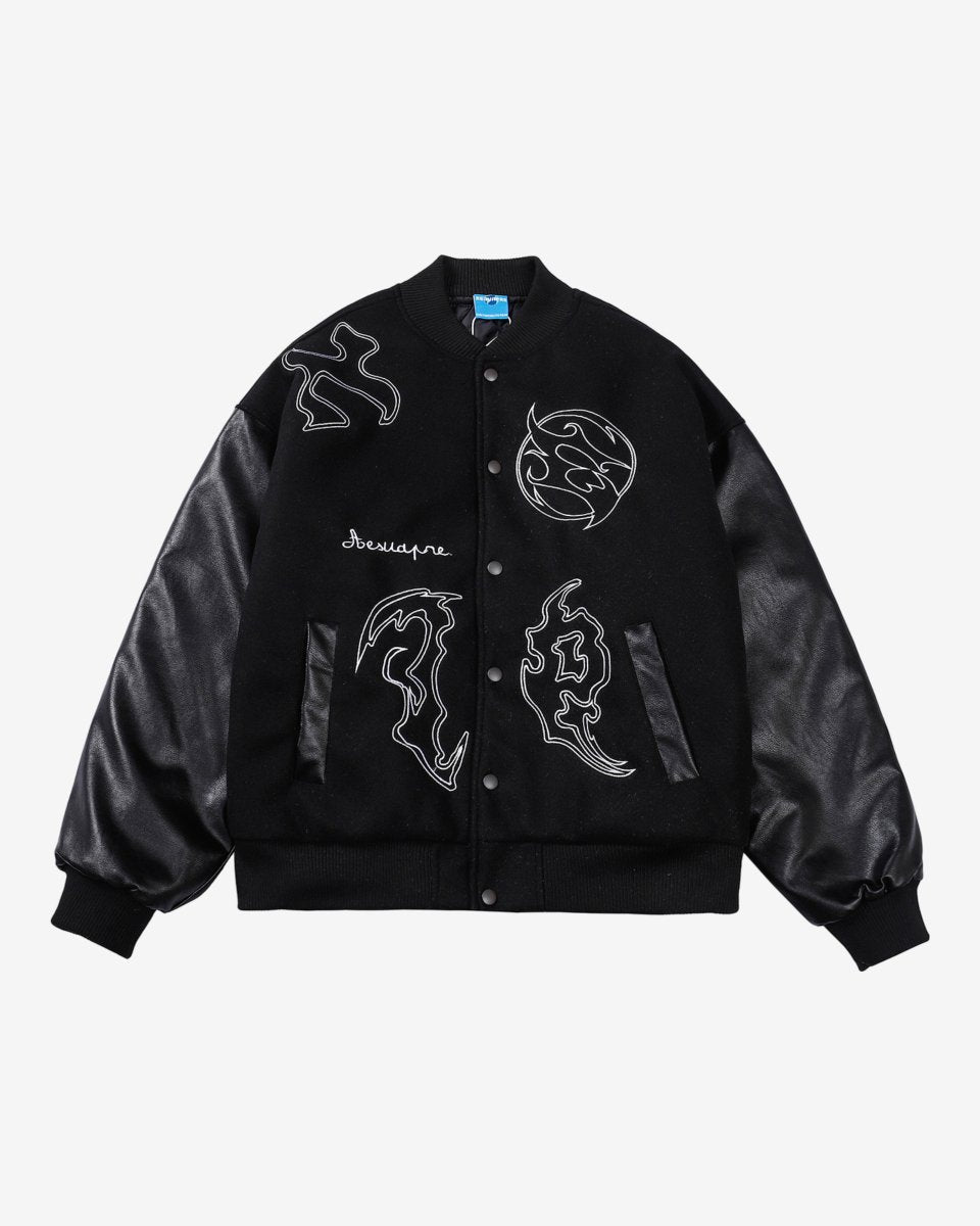 "LOYALTY" Jacket - Y - SIDE - y2k - streetwear - opium - knit - zipups