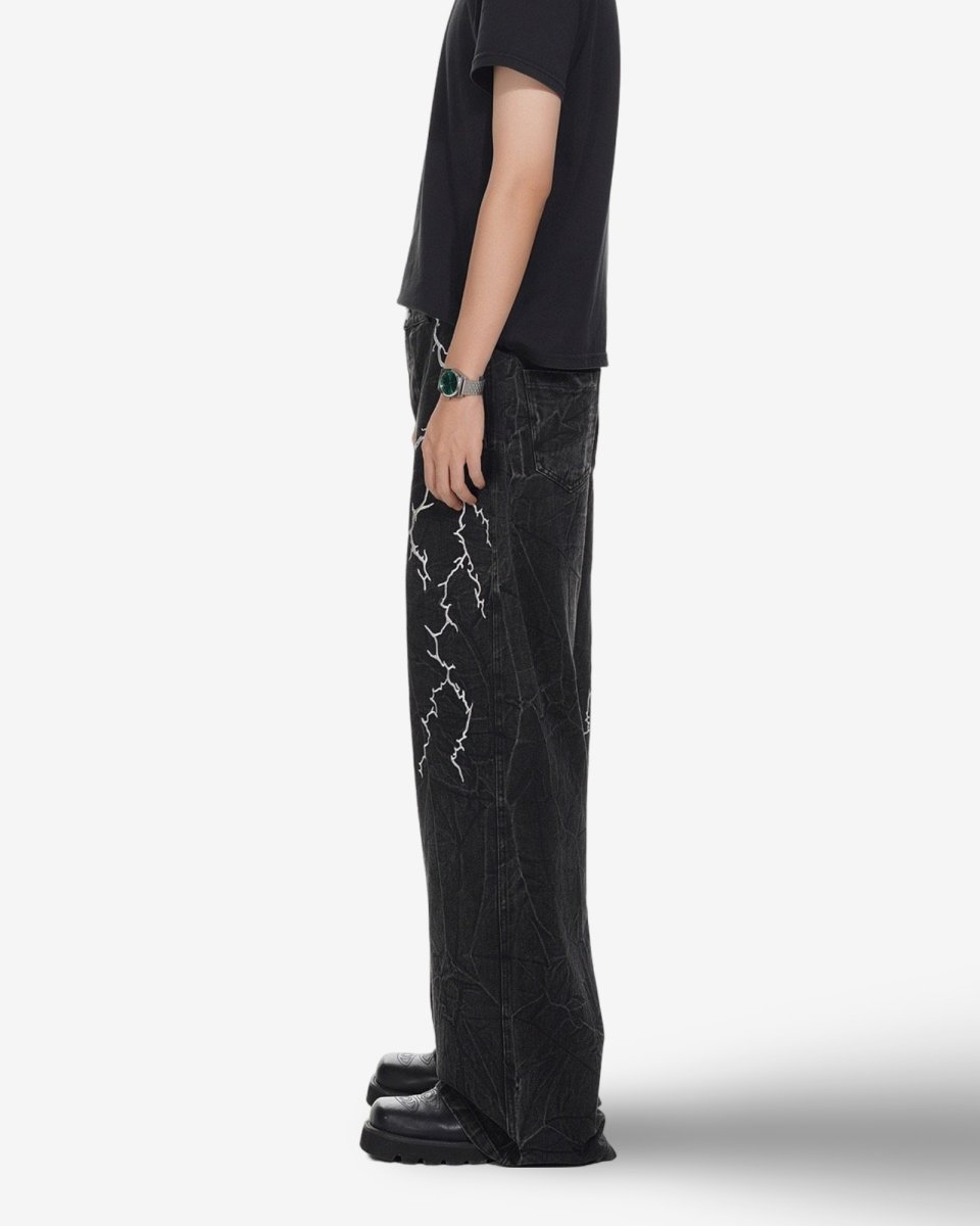 "NEMESIS" Pant - Y - SIDE - y2k - streetwear - opium - knit - zipups