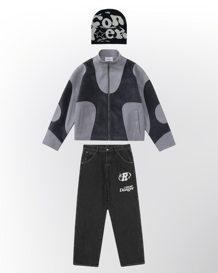 OUTFIT 3 - Y-SIDE - y2k - streetwear - opium - knit - zipups