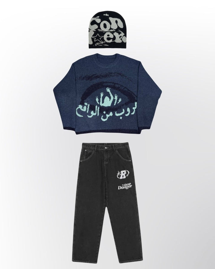 OUTFIT 4 - Y-SIDE - y2k - streetwear - opium - knit - zipups