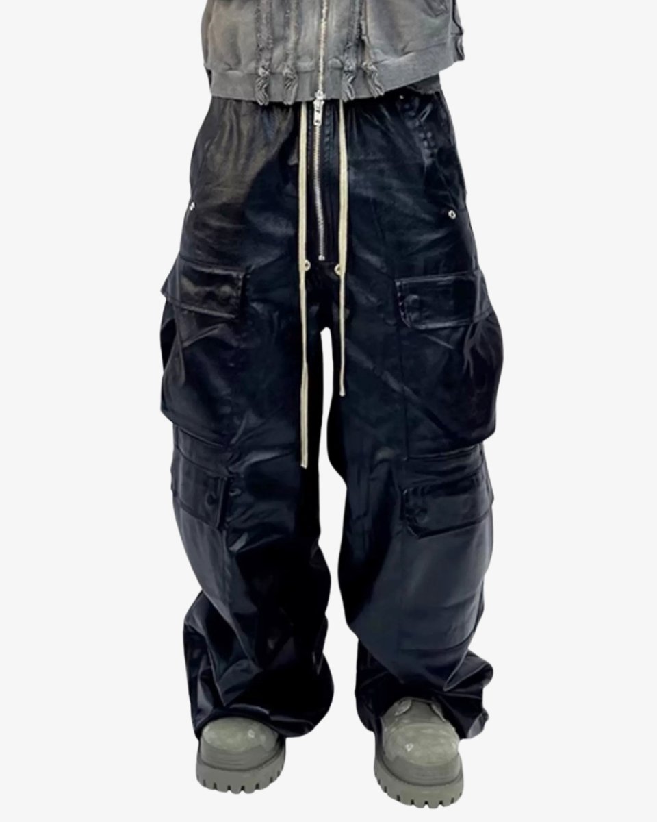 "OUTSIDE" Pant - Y - SIDE - y2k - streetwear - opium - knit - zipups