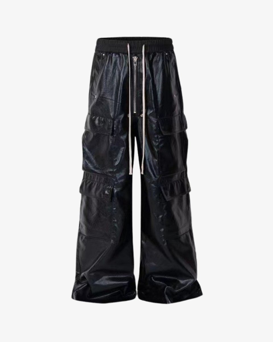 "OUTSIDE" Pant - Y - SIDE - y2k - streetwear - opium - knit - zipups