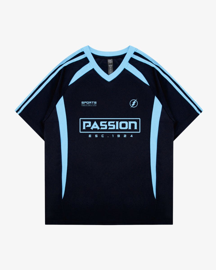 "PASSION" Jersey - Y - SIDE - y2k - streetwear - opium - knit - zipups