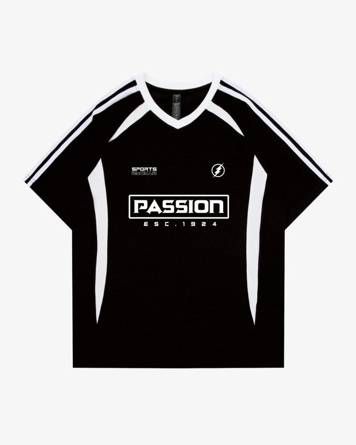 "PASSION" Jersey - Y - SIDE - y2k - streetwear - opium - knit - zipups