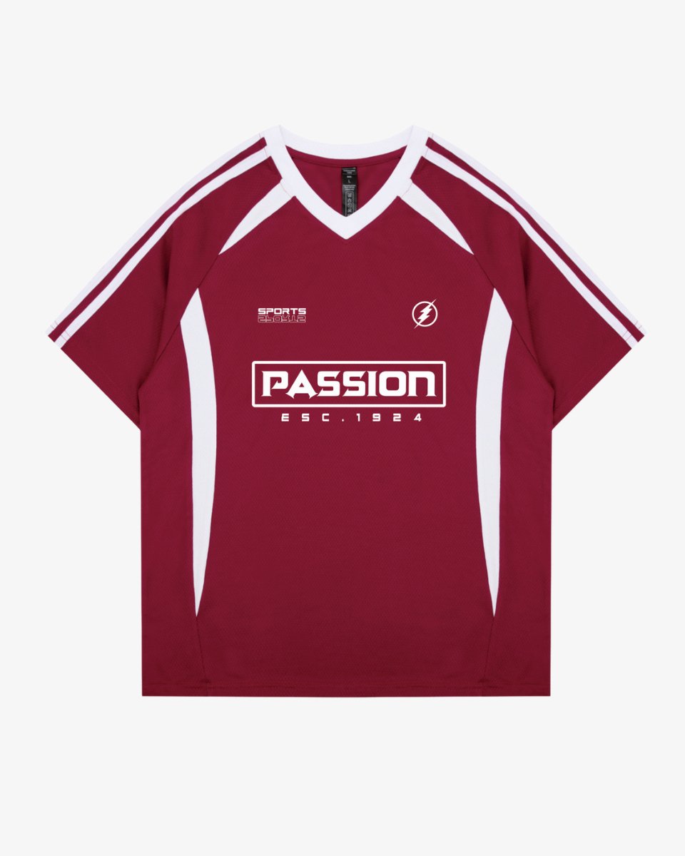 "PASSION" Jersey - Y - SIDE - y2k - streetwear - opium - knit - zipups