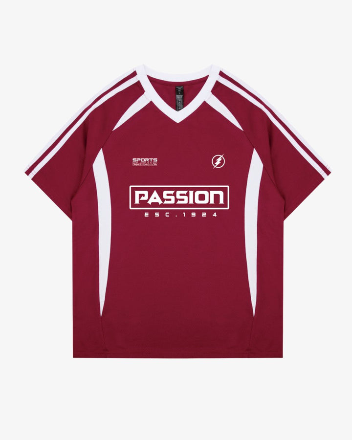 "PASSION" Jersey - Y - SIDE - y2k - streetwear - opium - knit - zipups