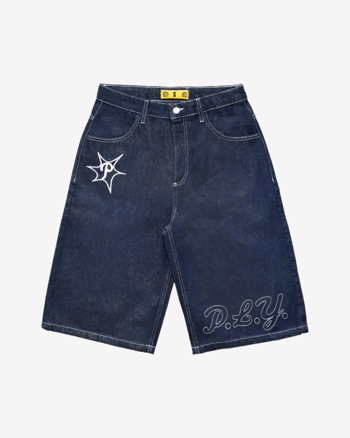 "PHILEAS" Jorts - Y - SIDE - y2k - streetwear - opium - knit - zipups