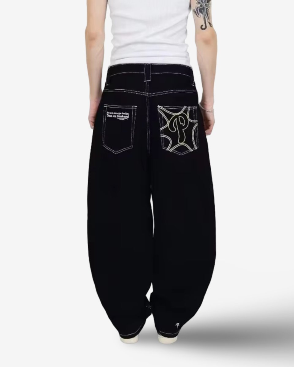 "PROJECT" Pants - Y - SIDE - y2k - streetwear - opium - knit - zipups