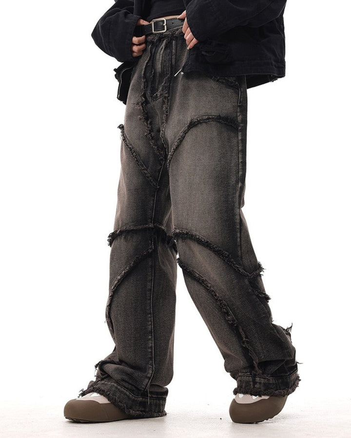 "SAURON" Pant - Y - SIDE - y2k - streetwear - opium - knit - zipups