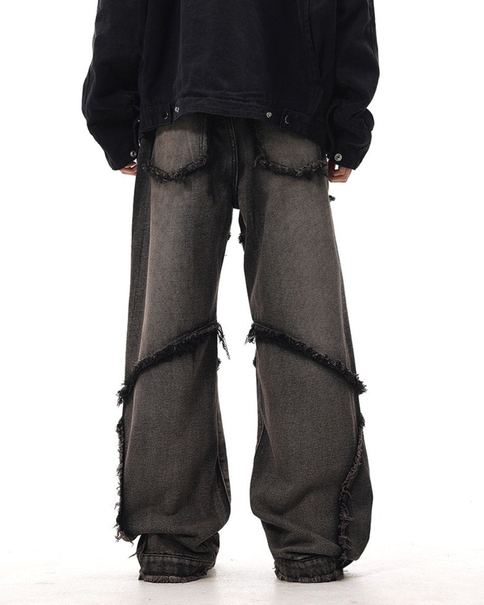 "SAURON" Pant - Y - SIDE - y2k - streetwear - opium - knit - zipups