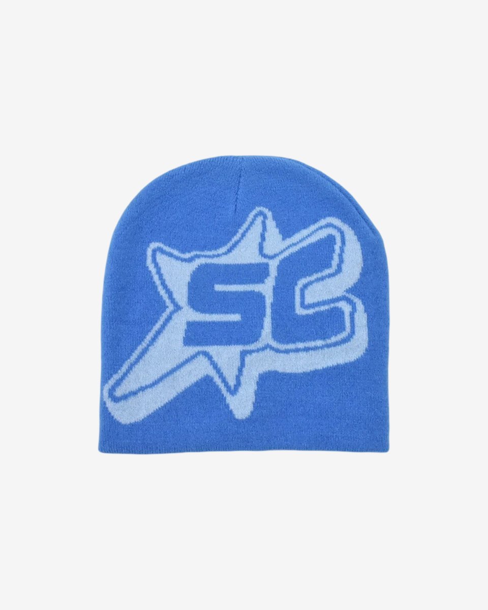 "SC" Beanie - Y - SIDE - y2k - streetwear - opium - knit - zipups