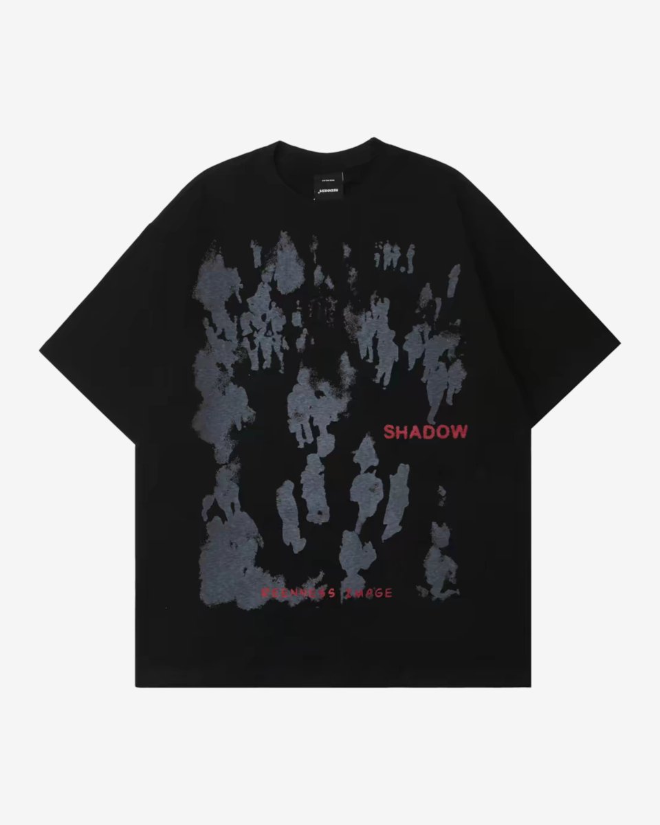 "SHADOW" T - Shirt - Y - SIDE - y2k - streetwear - opium - knit - zipups