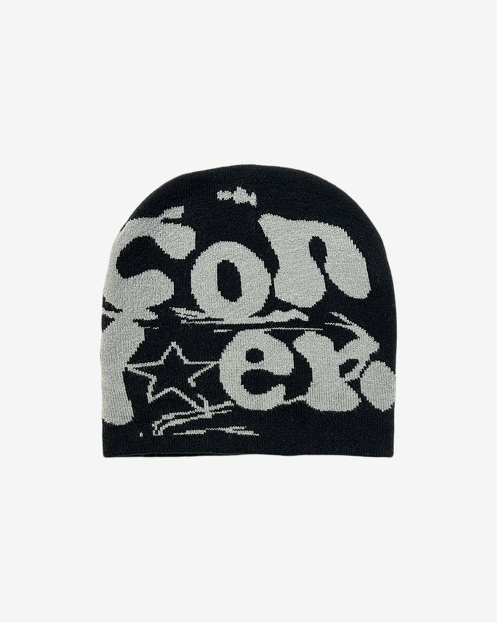 "SIGN4L" Beanie - Y - SIDE - y2k - streetwear - opium - knit - zipups