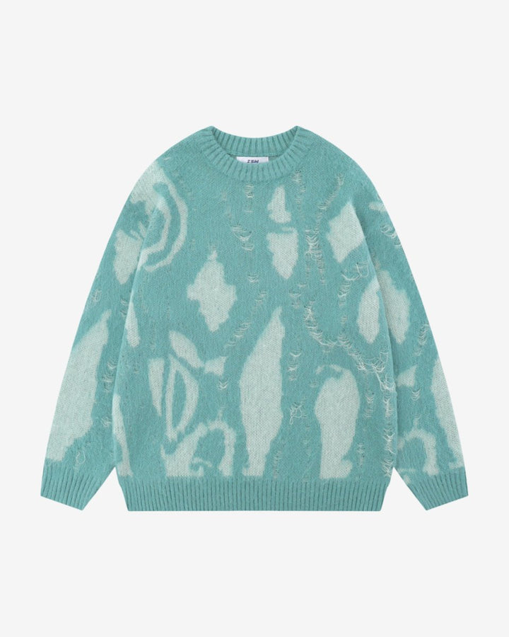 "SMEELS" Knit - Y - SIDE - y2k - streetwear - opium - knit - zipups