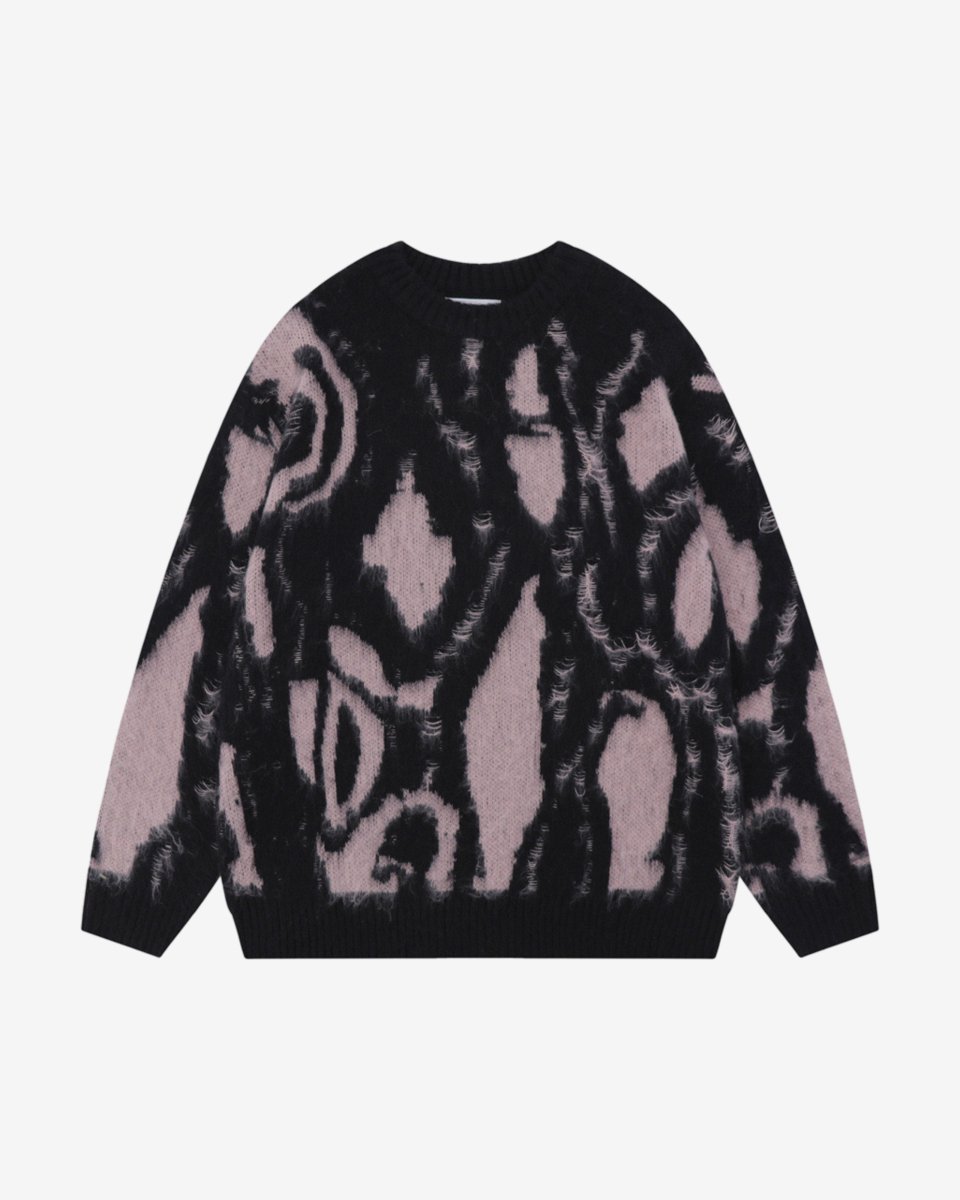 "SMEELS" Knit - Y - SIDE - y2k - streetwear - opium - knit - zipups