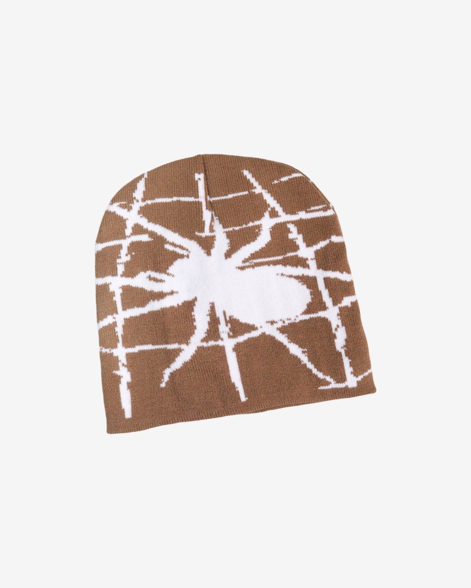 "SPIDER" Beanie - Y - SIDE - y2k - streetwear - opium - knit - zipups