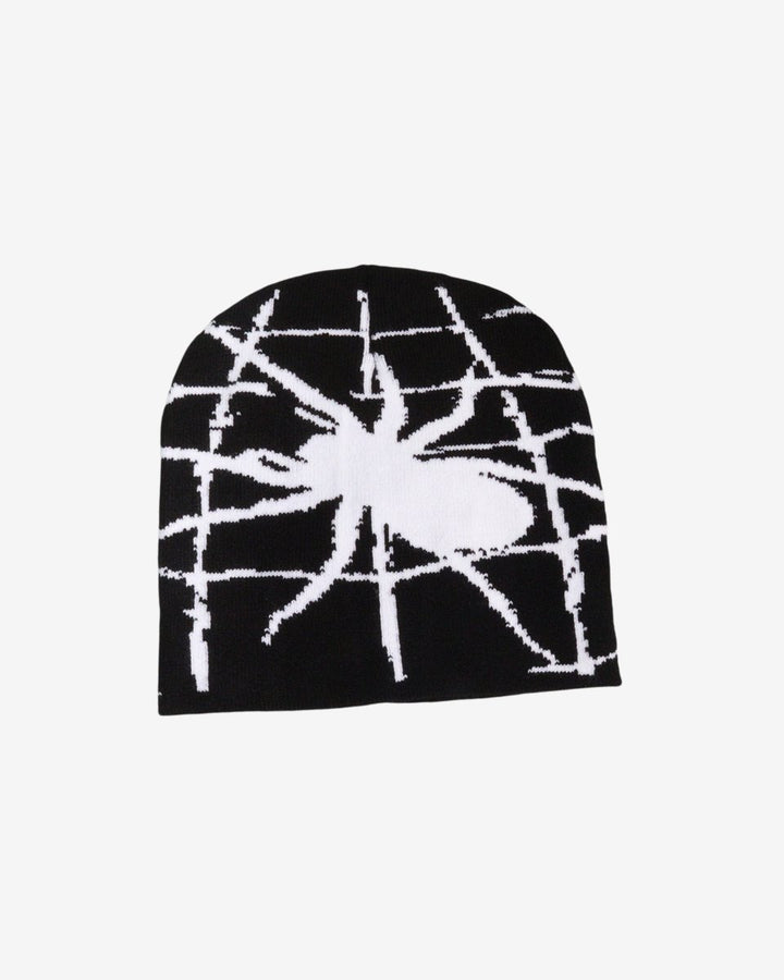 "SPIDER" Beanie - Y - SIDE - y2k - streetwear - opium - knit - zipups