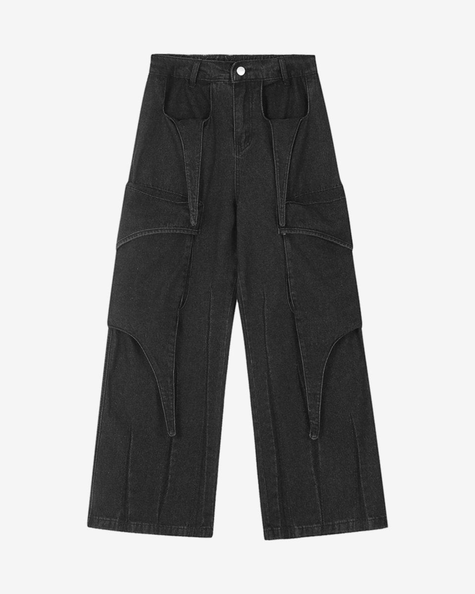 "SPIKE" Pant - Y - SIDE - y2k - streetwear - opium - knit - zipups