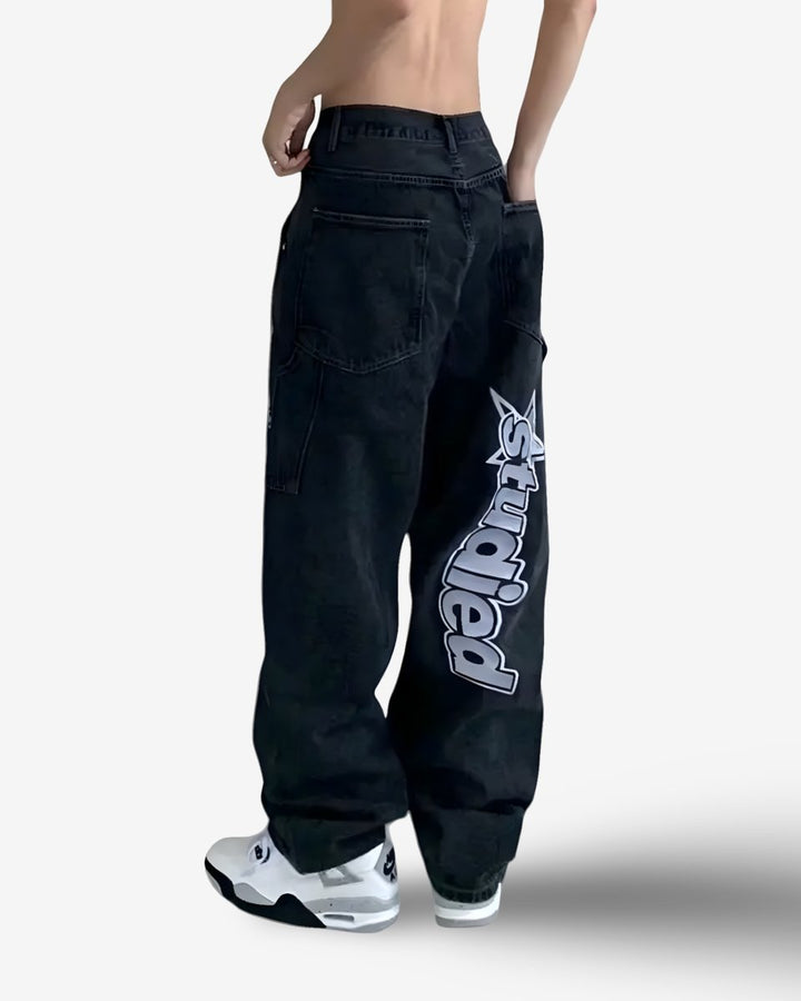 "STUDIED" Pants - Y - SIDE - y2k - streetwear - opium - knit - zipups