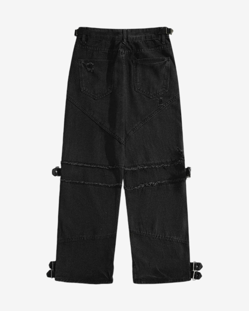 "TECH" Pant - Y - SIDE - y2k - streetwear - opium - knit - zipups