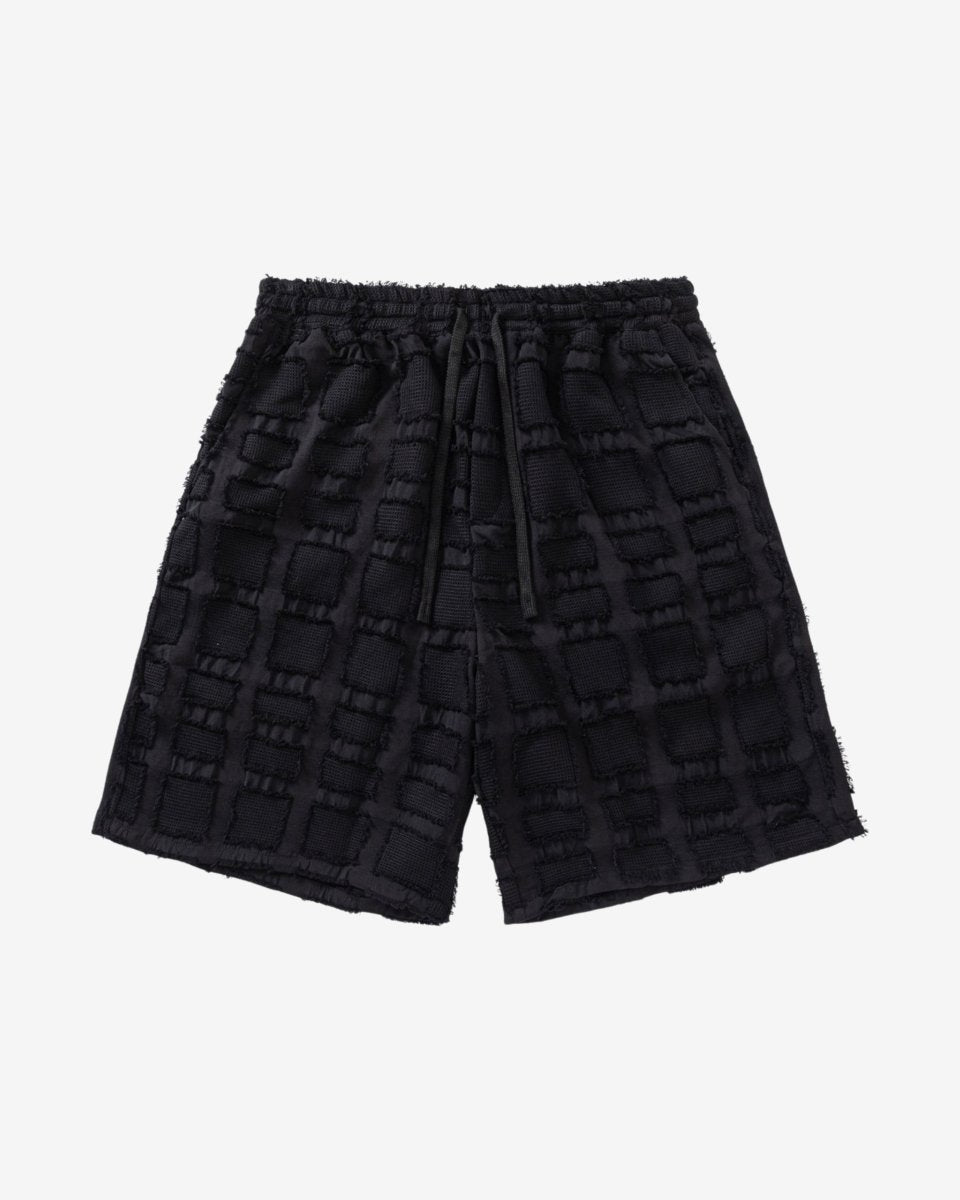 "TILES" Short - Y - SIDE - y2k - streetwear - opium - knit - zipups