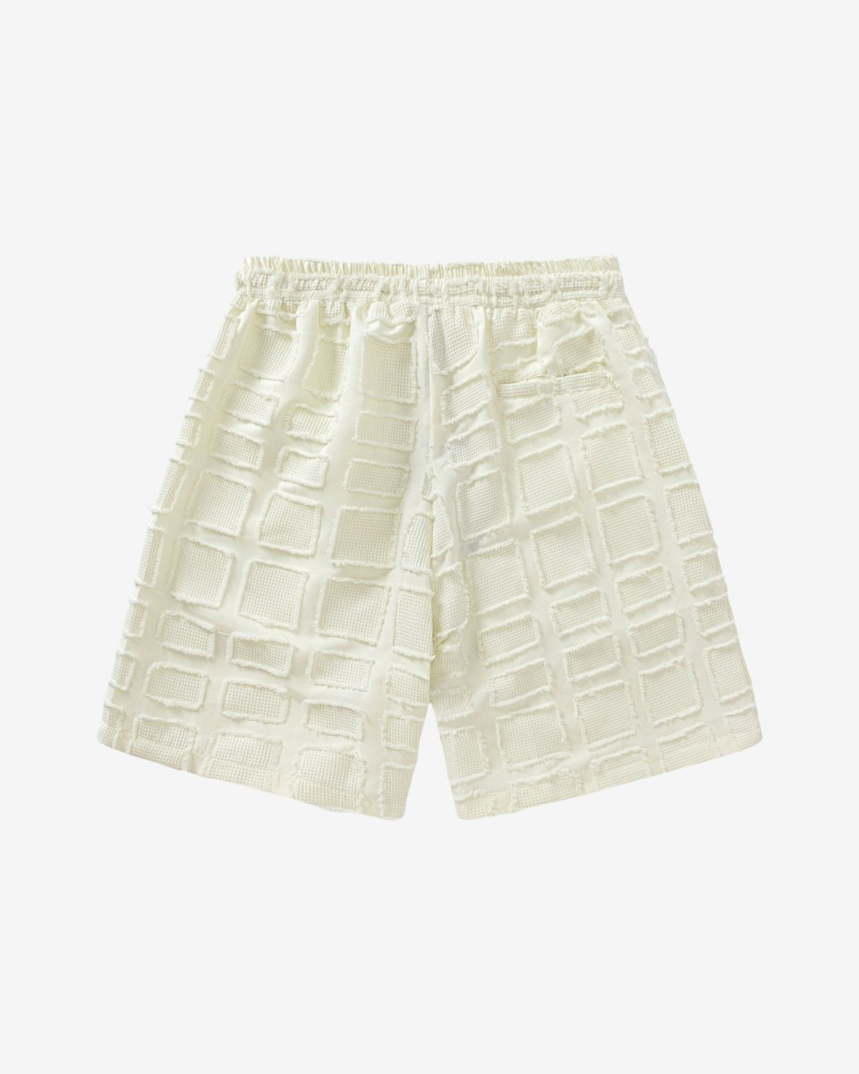 "TILES" Short - Y - SIDE - y2k - streetwear - opium - knit - zipups