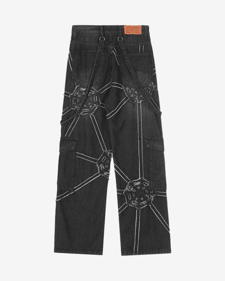 "VIRUS" Pant - Y - SIDE - y2k - streetwear - opium - knit - zipups