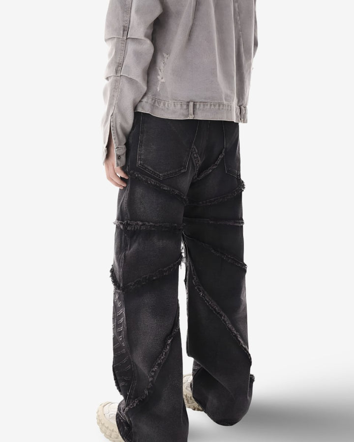 "WICKED" Pants - Y - SIDE - y2k - streetwear - opium - knit - zipups