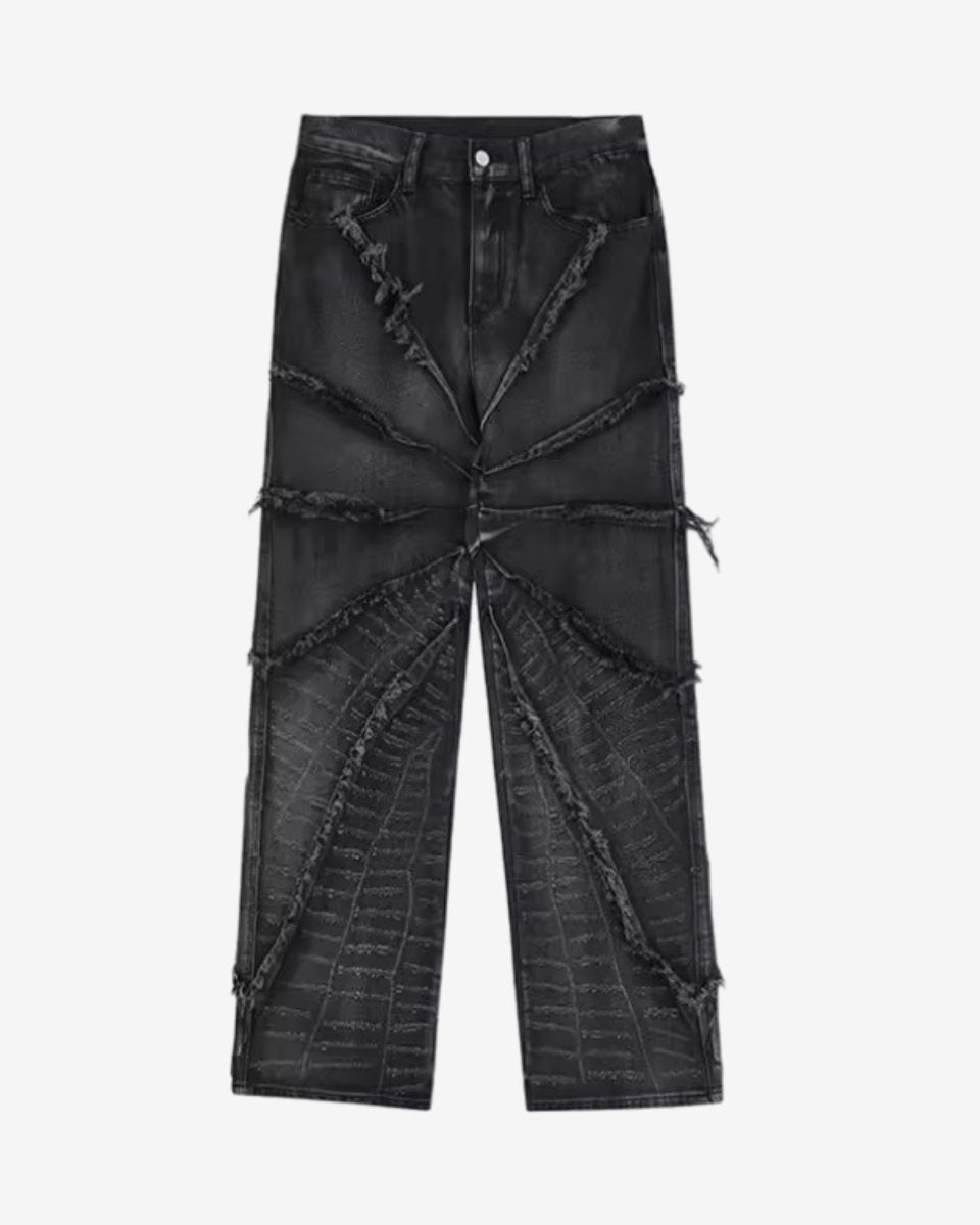 "WICKED" Pants - Y - SIDE - y2k - streetwear - opium - knit - zipups